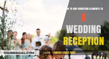 Incorporate Faith: Christian Wedding Reception Ideas