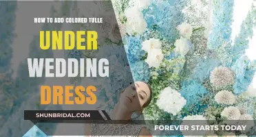 Enhance Your Wedding Dress with Tulle: A Colorful Guide