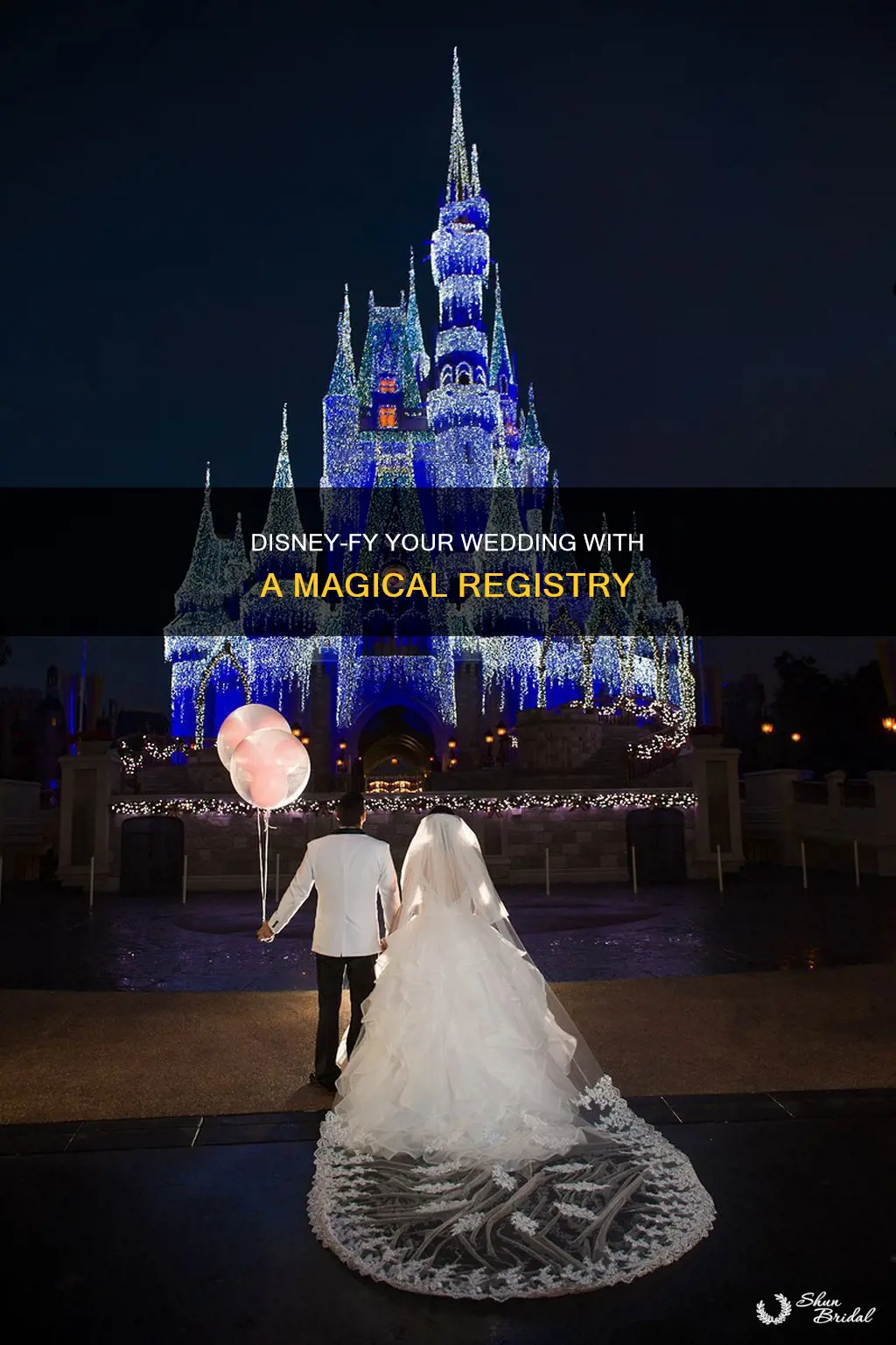 how to add disney to your wedding registry