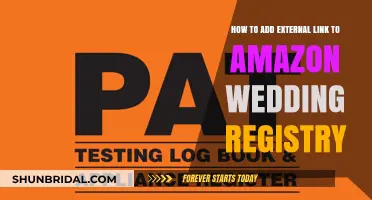 Adding External Links to Your Amazon Wedding Registry