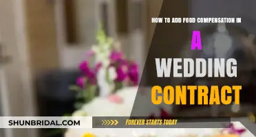 Securing Food Compensation in Your Wedding Contract: A Practical Guide