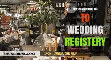 Adding Furniture to Your Wedding Registry: Tips and Ideas