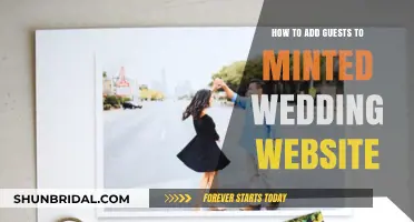 Adding Guests to Your Minted Wedding Website: A Simple Step-by-Step Guide