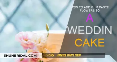 Adorning Wedding Cakes with Gum Paste Flowers