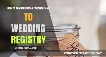 Creative Ways to Include Honeymoon Contributions in Your Wedding Registry