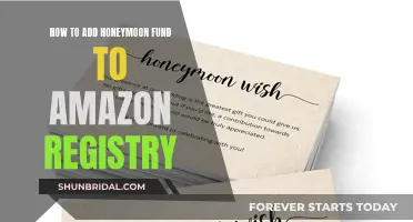 Honeymoon Fund: A Guide to Adding Cash to Your Amazon Registry