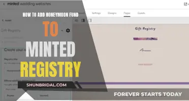 Honeymoon Fund: Adding Money to Minted Registry Made Easy