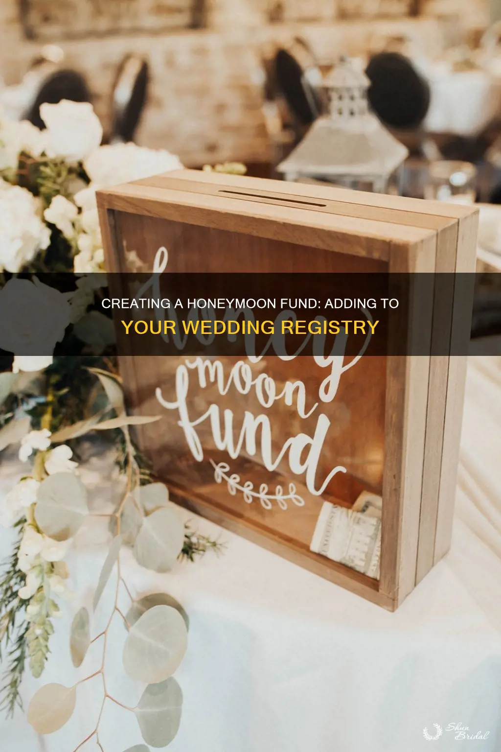 how to add honeymoon fund to registry