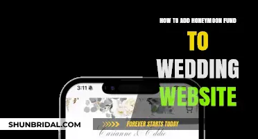Adding a Honeymoon Fund to Your Wedding Website: A Step-by-Step Guide