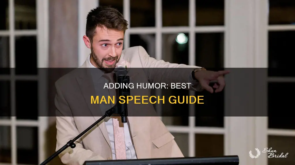 how to add humor to a best man speech