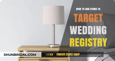 Target Wedding Registry: Adding Items Easily