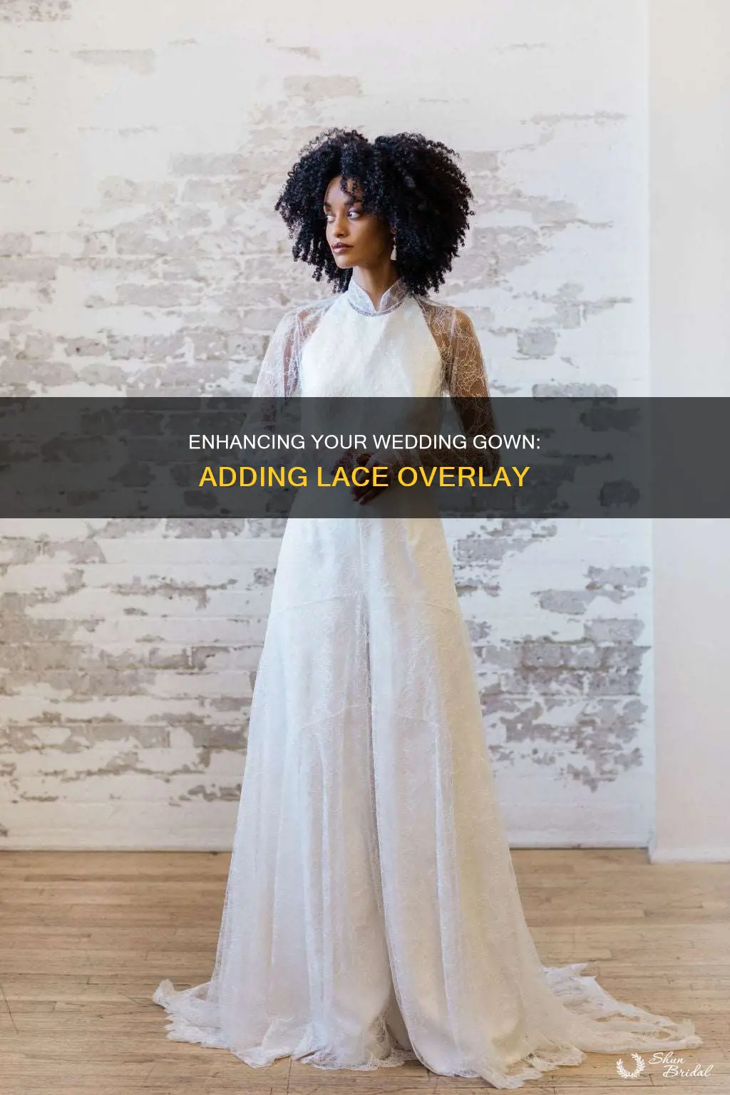 how to add lace overlay to wedding dress