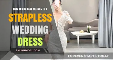 Transforming Strapless Wedding Gowns: Adding Lace Sleeves