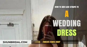 Guide to Attaching Lace Straps to Your Wedding Gown