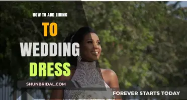 The Secret to Lining Your Wedding Dress
