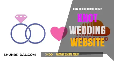 Adding Music to Your Knot Wedding Website: A Simple Guide