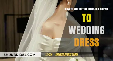 Creating a Romantic Off-the-Shoulder Wedding Dress Look