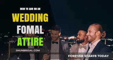 Elevate Your Wedding Look: Adding Elegance to Formal Attire