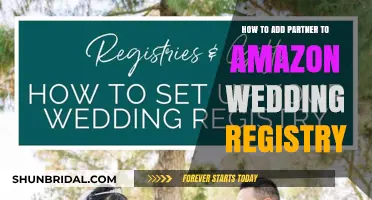 Amazon Wedding Registry: Adding Your Partner