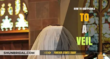 Elegant DIY Veil Upgrade: Adding Pearls for a Timeless Bridal Look