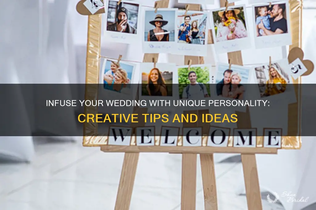 how to add personality to your wedding