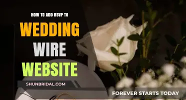 Wedding Wire Website: Adding an RSVP Feature