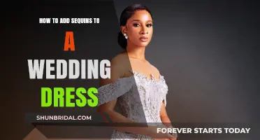 Embellishing Your Wedding Gown: Adding Sequins for That Sparkle