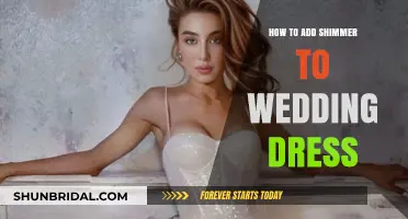 Enhance Your Wedding Dress with Shimmer and Shine