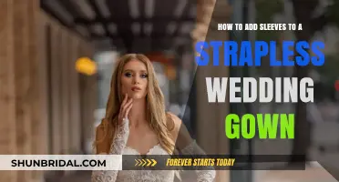 Transform Your Strapless Wedding Gown: Easy Steps to Add Sleeves