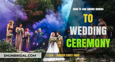 Enhance Your Wedding Ceremony with Dramatic Smoke Bomb Effects