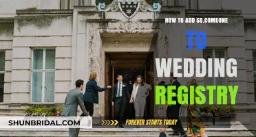 Creating a Wedding Registry: Adding Your Plus One