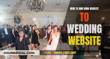 Adding Song Requests to Your Wedding Website: A Guide