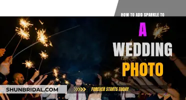 Enhance Wedding Photos with Sparkly Effects
