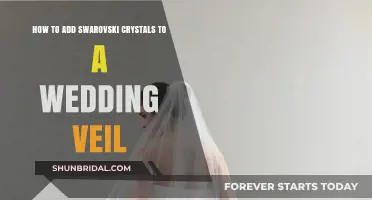 Enhance Your Wedding Veil with Sparkling Swarovski Crystals: A DIY Guide
