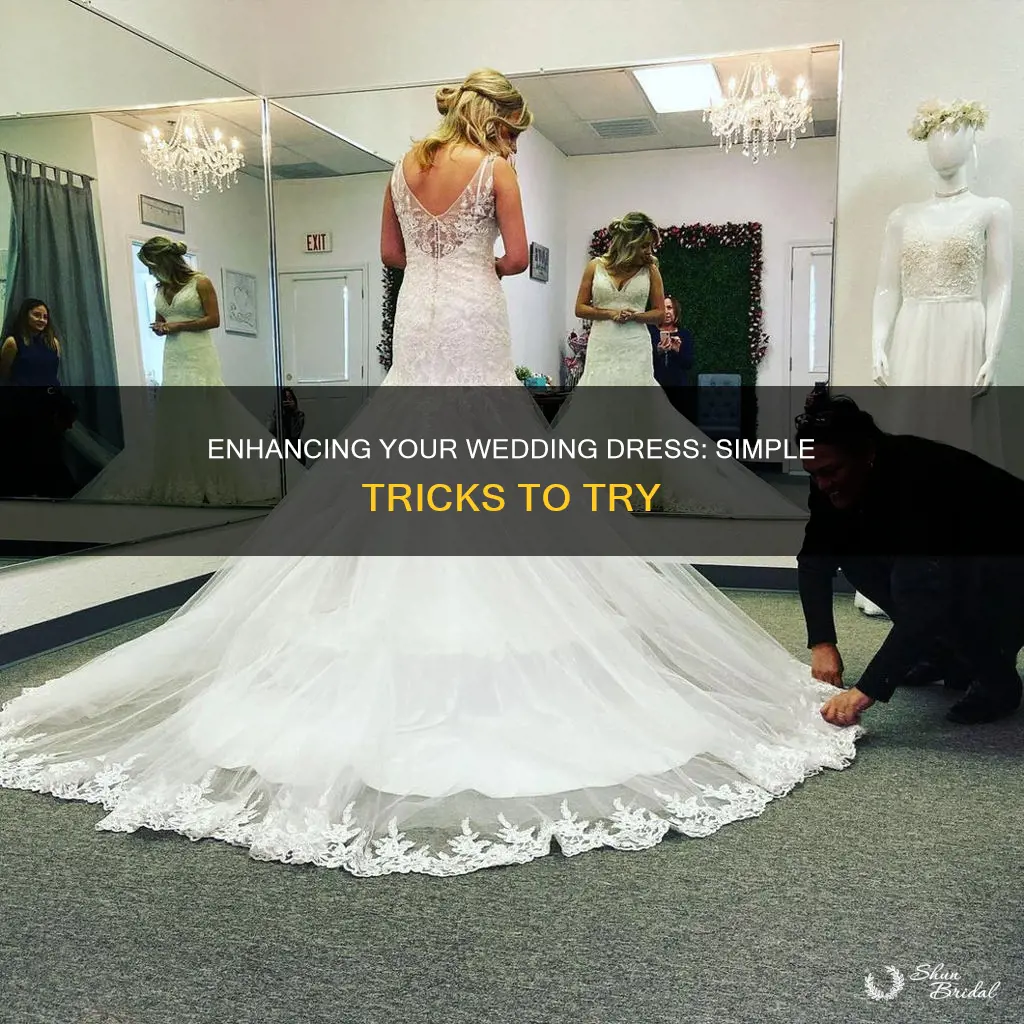how to add to a wedding dress