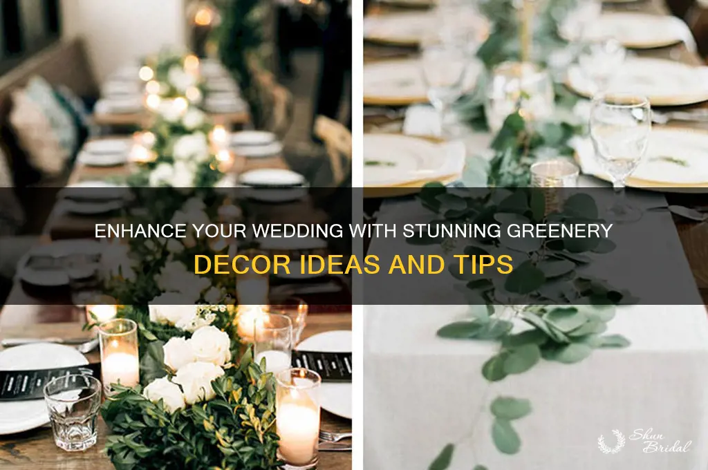 how to add to the wedding greenery look