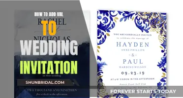 Guide to Adding URLs to Wedding Invitations