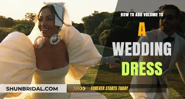 Enhancing Your Wedding Dress with Volume