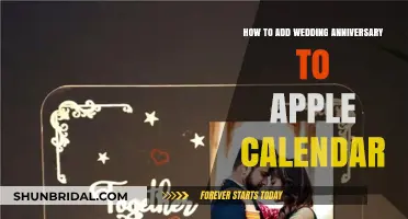 Celebrate Love: Adding Your Wedding Anniversary to Apple Calendar Easily