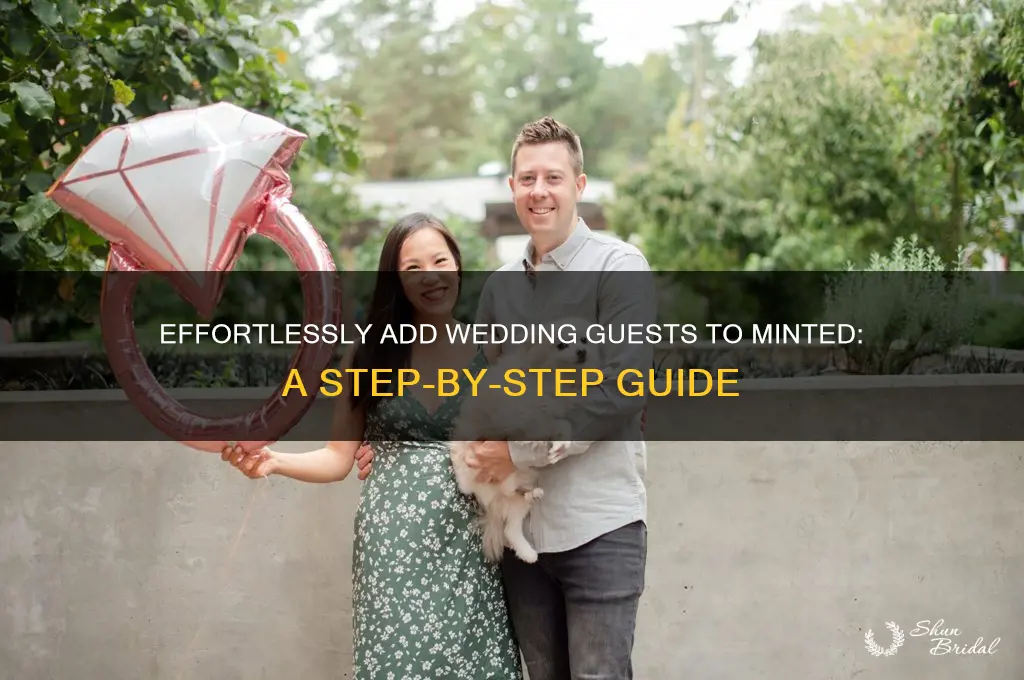 how to add wedding guests minted