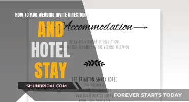 Guide to Including Directions and Hotel Info in Wedding Invites