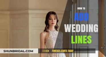 Elegant Wedding Lines: A Step-by-Step Guide to Adding Personalized Touches