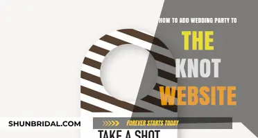 Adding Your Wedding Party to The Knot: A Step-by-Step Guide