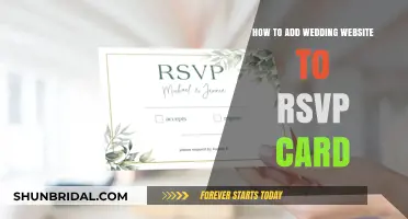 Adding Your Wedding Website to RSVP Cards: A Simple Guide