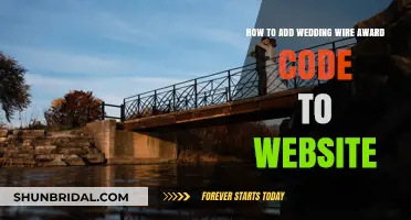 How to Display Your WeddingWire Award Code on Your Website