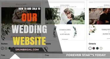 Enhance Your Wedding Website: A Simple Guide to Adding Zola