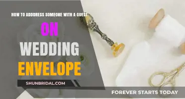 Addressing Wedding Envelopes: Include Your Guest's Name