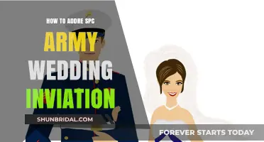 SPC Army Wedding Invitation: Etiquette and Tips for Addressing