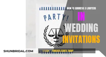 Addressing Wedding Invites: Lawyers and Their Plus Ones