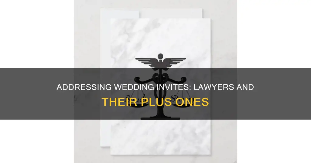 how to address 3 lawyers in wedding invitations